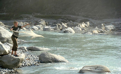 Fishing in Budi Gandaki